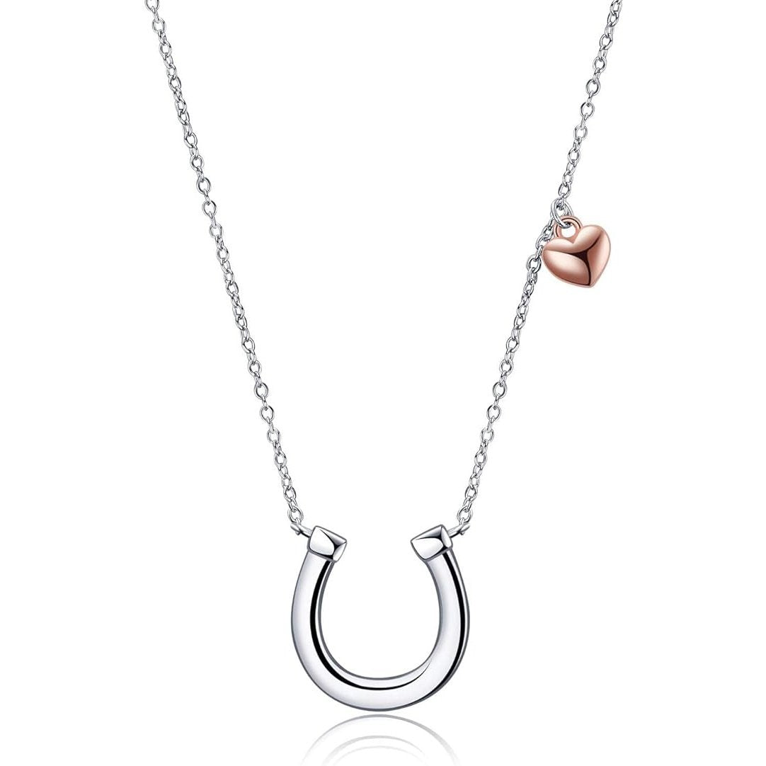 Sterling silver sale horseshoe pendant