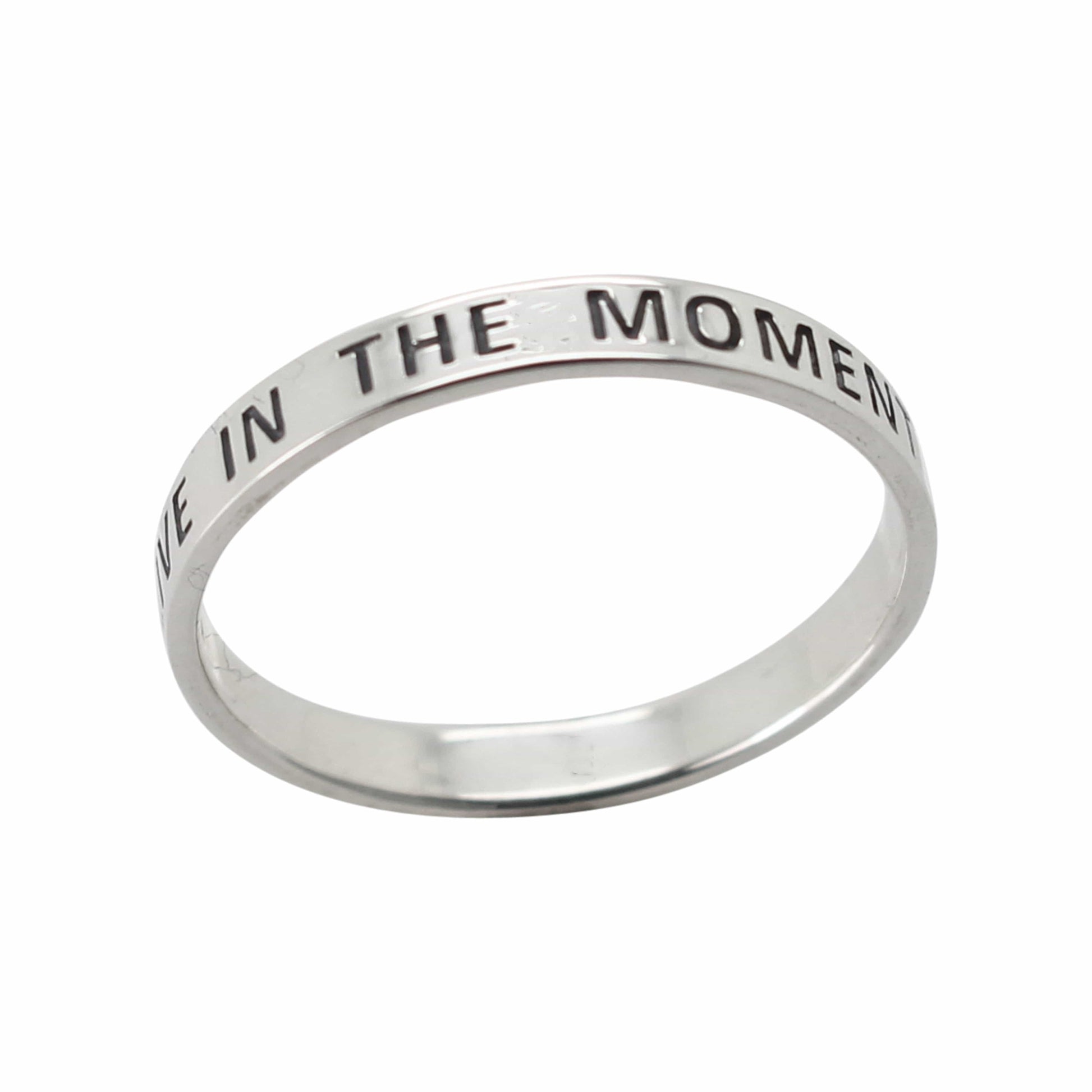 PEGASUS JEWELLERY Rings Sterling Silver Live in the Moment Ring