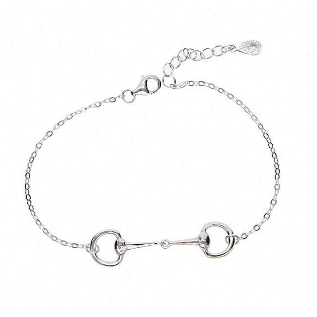 PEGASUS JEWELLERY Silver Snaffle Necklace and Bracelet Deal