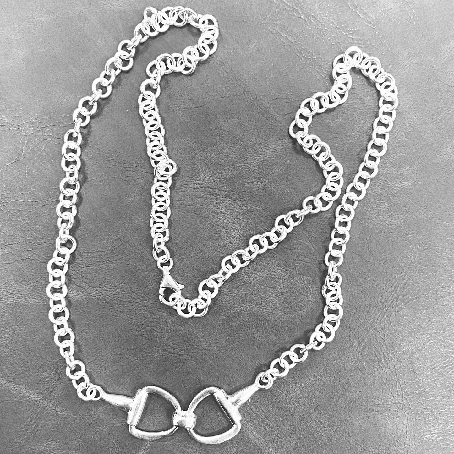 PEGASUS JEWELLERY Bracelet Silver Snaffle Collar Necklace