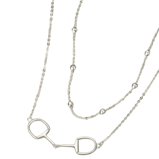 PEGASUS JEWELLERY Double Snaffle Necklace