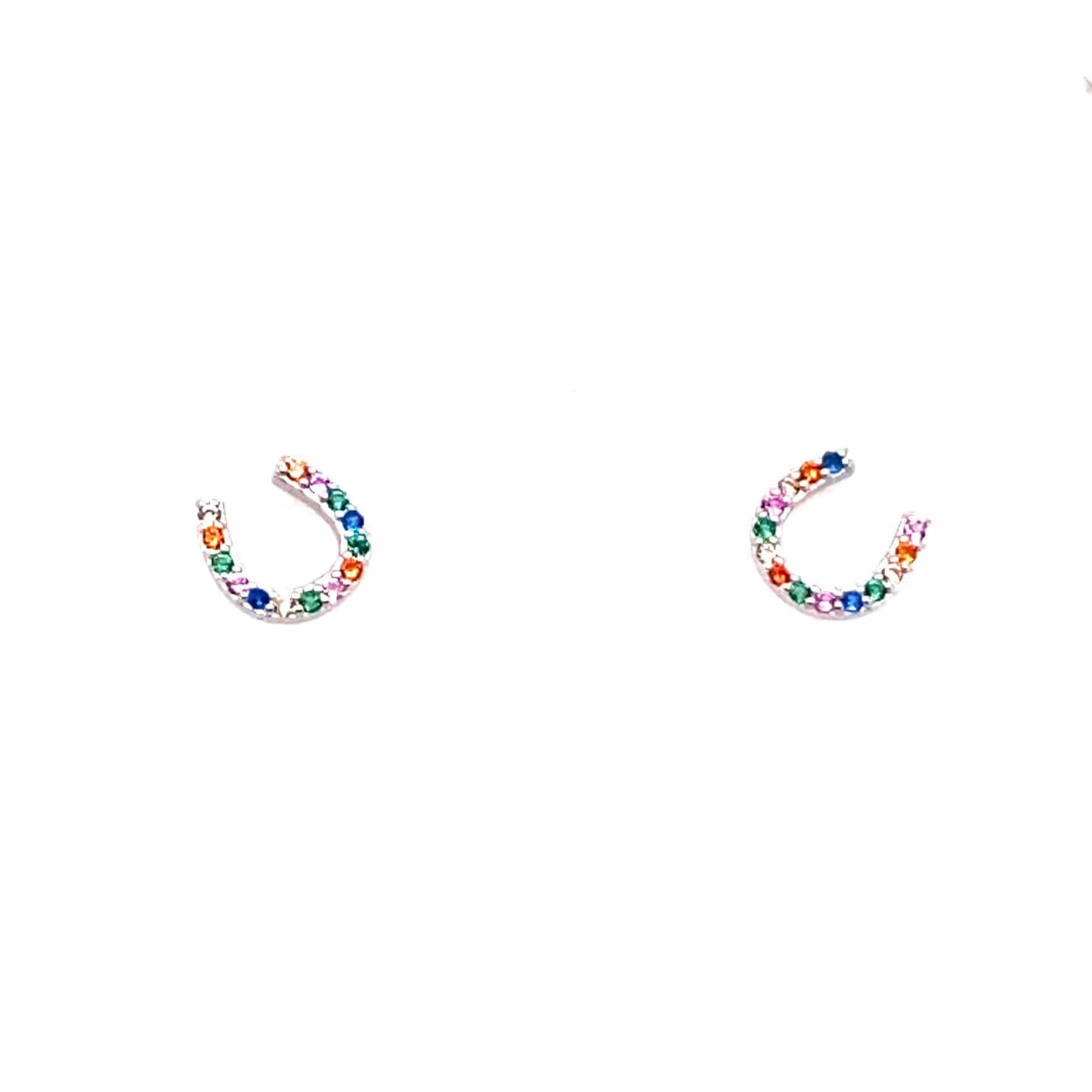 PEGASUS JEWELLERY Earrings Rainbow Horseshoe Earrings