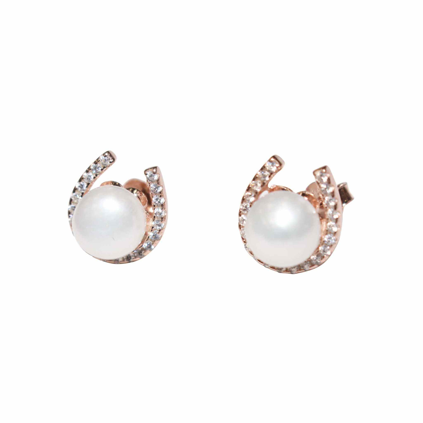 Pearl Horseshoe Earrings – PEGASUS JEWELLERY
