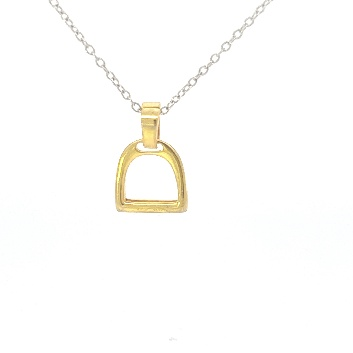 PEGASUS JEWELLERY Necklaces Mini Stirrup Necklace - Gold