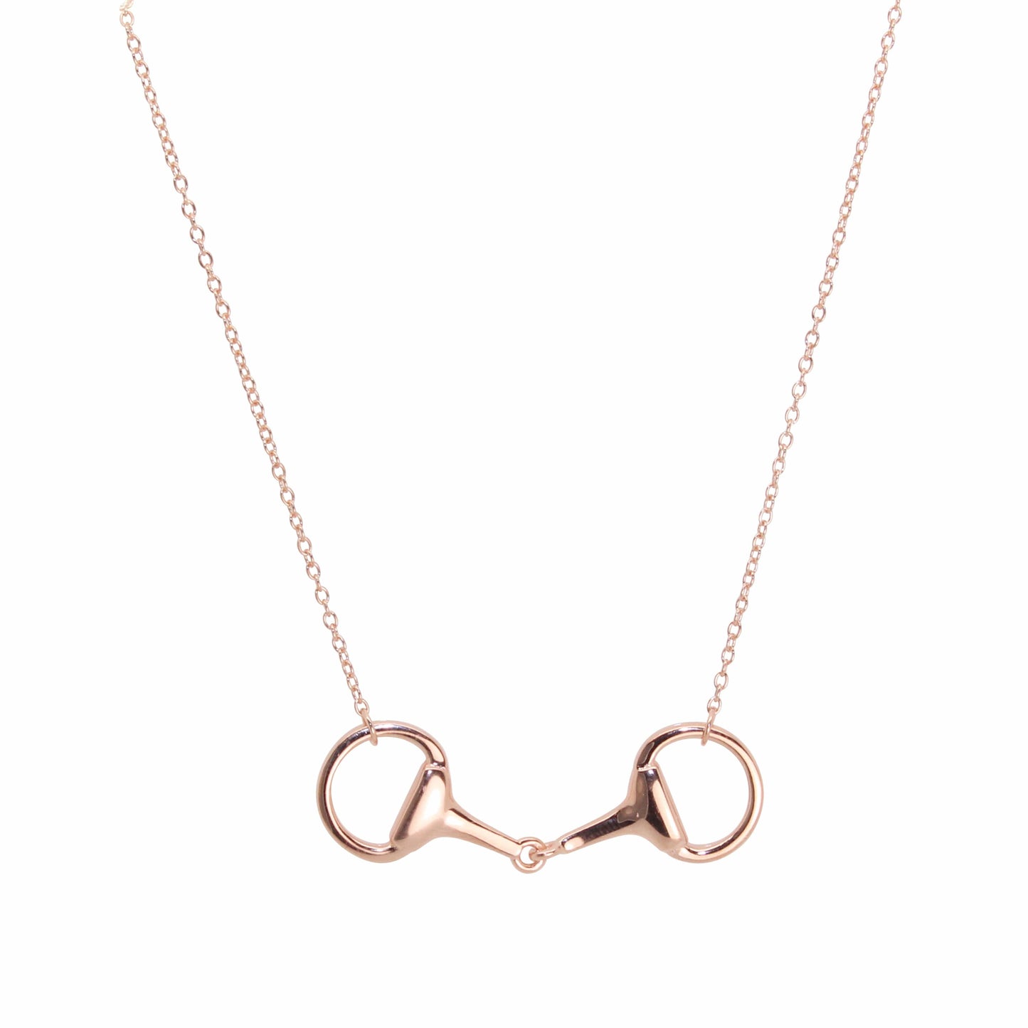 PEGASUS JEWELLERY Necklaces Rose Gold Snaffle Necklace