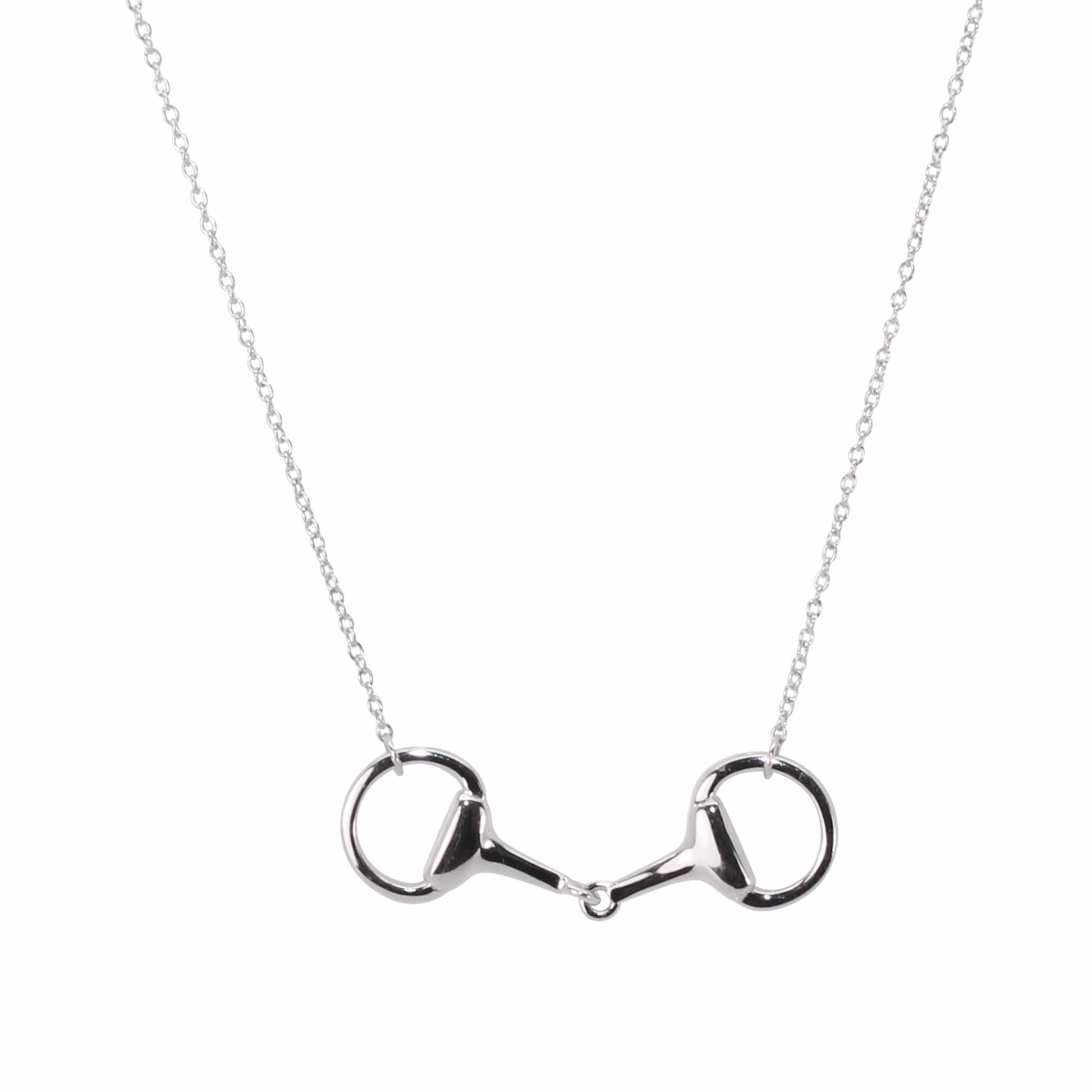 PEGASUS JEWELLERY Necklaces Sterling Silver Snaffle Equestrian Necklace