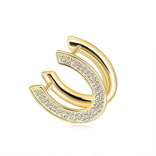 PEGASUS JEWELLERY Scarf Ring Limited Edition Horseshoe Scarf Ring - Gold