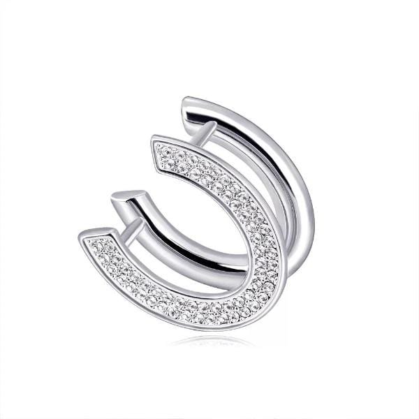 PEGASUS JEWELLERY Scarf Ring Limited Edition Horseshoe Scarf Ring - Silver