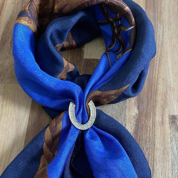 PEGASUS JEWELLERY Scarf Ring Limited Edition Horseshoe Scarf Ring - Silver