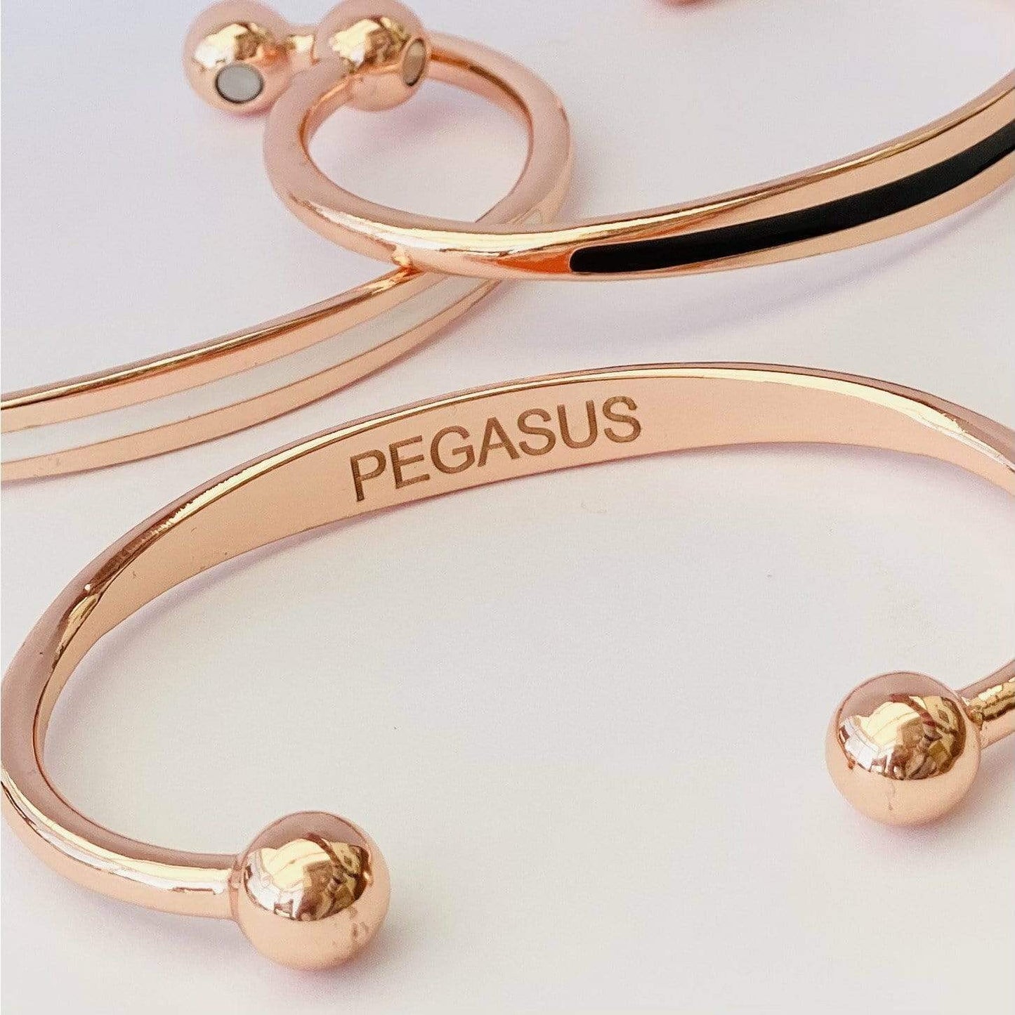 PEGASUS JEWELLERY Vitality Bracelets NEW Vitality Bangle- White