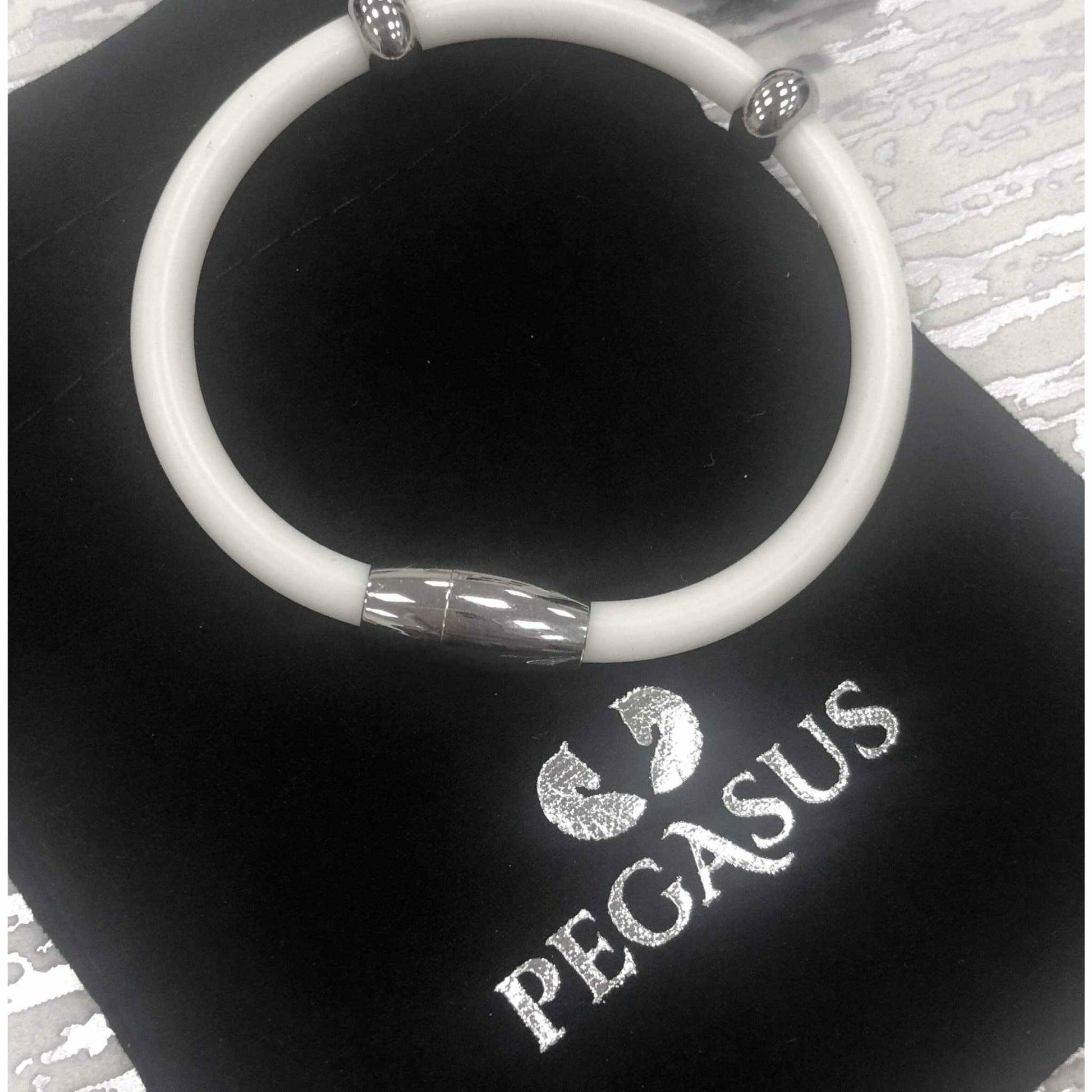PEGASUS JEWELLERY Vitality Bracelets PEGASUS VITALITY MAGNETIC BRACELET- Ice White