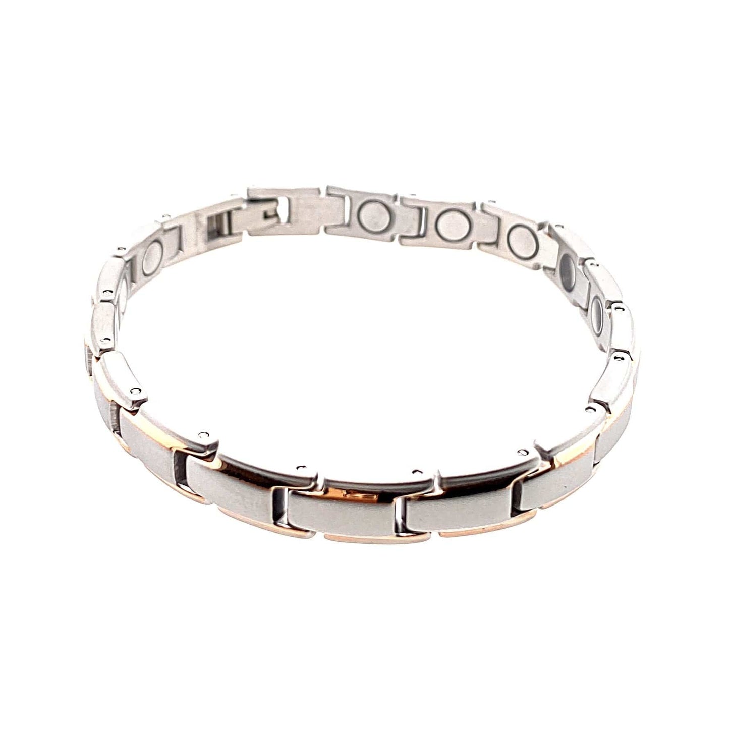 PEGASUS JEWELLERY Vitality Bracelets Vitality Infinity Bracelet - Steel & Rose
