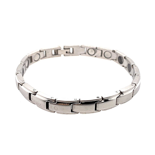 PEGASUS JEWELLERY Vitality Bracelets Vitality Infinity Steel Bracelet - Steel